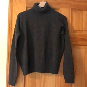 Cuyana grey wool cashmere sweater